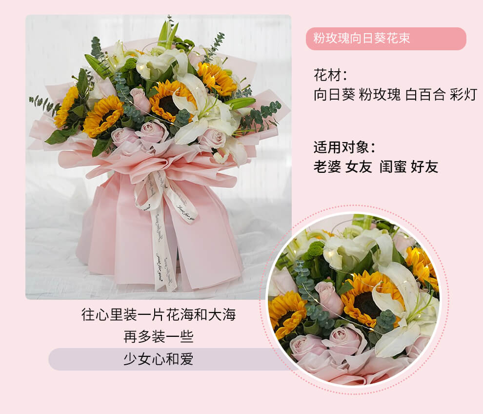 给老婆生日鲜花